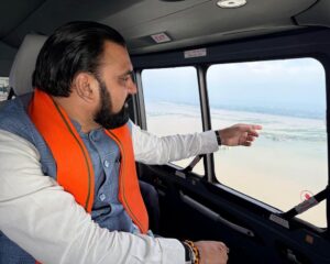 बाढ़ प्रभावित जिलों का CM सम्राट चौधरी ने किया हवाई सर्वेक्षण, राहत-बचाव कार्य तेज करने के निर्देश