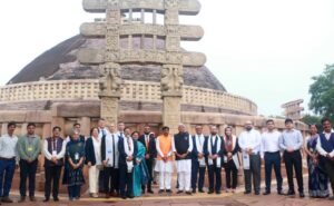 विश्व धरोहर सांची में समृद्ध बौद्ध विरासत और स्थापत्य कला को देख अभिभूत हुए ब्रिक्स डेलीगेट्स