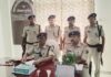 रानीगंज स्पर के पास 342 किलो गांजा बरामद, तस्कर पुलिस को चकमा देकर फरार