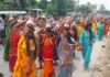 नागपंचमी पर विषहरी मंदिर से निकली कलश शोभायात्रा,मंदिर में शिवलिंग स्थापित