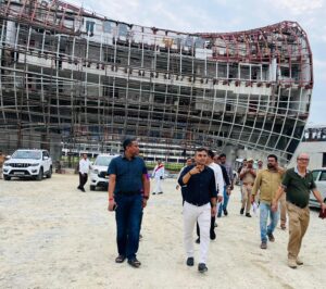 गंजारी अंतर्राष्ट्रीय क्रिकेट स्टेडियम 15 अक्टूबर तक बनने की संभावना, सभी कार्य लगभग पूर्ण