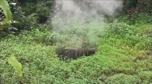 धनबाद के केंदुआ में फिर बना गोफ, जहरीली गैस के रिसाव से दहशत, सुरक्षित पुनर्वास की मांग