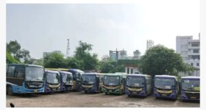 नालंदा जिले में सरकारी बसकर्मियों की हड़ताल 40 बसों का परिचालन ठप