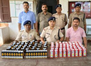 सीवान में ट्रेनों से शराब तस्करी पर आरपीएफ का शिकंजा, 42.60 लीटर शराब बरामद