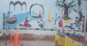 पितृपक्ष से पहले बदला गया जी का रंग-रूप, IIM के छात्रों ने घाटों पर उकेरीं आकर्षक कलाकृतियां
