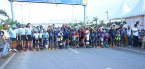 पटना में रोड सेफ्टी स्केटिंग मैराथन, स्केटिंग करते हुए युवाओं ने दिया सड़क सुरक्षा का संदेश