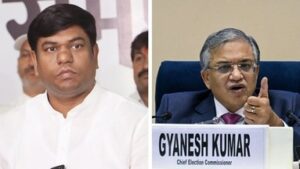ज्ञानेश कुमार पर मुकेश सहनी का विवादित बयान, बोले- “एक खून माफ होता तो गोली मार देता”