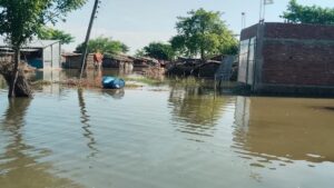 नेपाल में लगातार हो रही बारिश से गंडक नदी में गहराया बाढ़ का खतरा