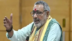 केंद्रीय मंत्री गिरिराज सिंह को जान से मारने की धमकी, मंत्रालय के पते पर पहुंचा गुमनाम पत्र