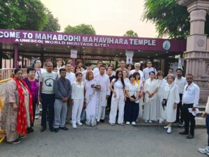 थाईलैंड के 28 सदस्यीय प्रतिनिधिमंडल ने किया महाबोधि मंदिर का दर्शन, बिहार की बौद्ध विरासत से हुए अभिभूत
