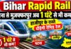 Bihar Rapid Rail: पटना से मुजफ्फरपुर अब 1 घंटे से भी कम में! हाजीपुर के रास्ते दौड़ेगी रैपिड रेल