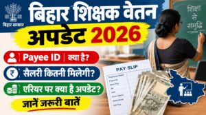 बिहार शिक्षक वेतन अपडेट 2026: Payee ID, सैलरी और एरियर पर जानें जरूरी बातें