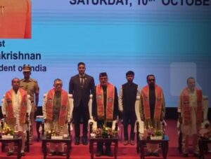 देवघर एम्स के दीक्षांत समारोह में उप राष्ट्रपति सीपी राधाकृष्णन ने विद्यार्थियों को दिया मानव सेवा का संदेश